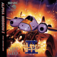 Alpha Mission II Neo Geo CD US box art